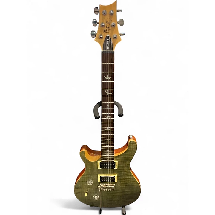 PRS Used PRS SE CUSTOM LH LIGHT GREEN Solid Body Electric Guitar.gc