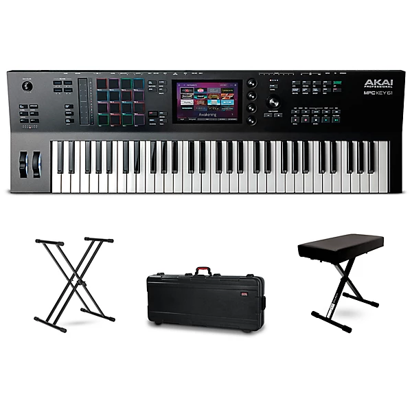 MPC Key 61 Production Synthesizer Travel Bundle