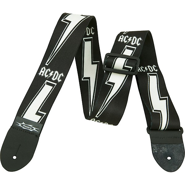 AC DC Lightning Bolt 2 Polyester Guitar Strap