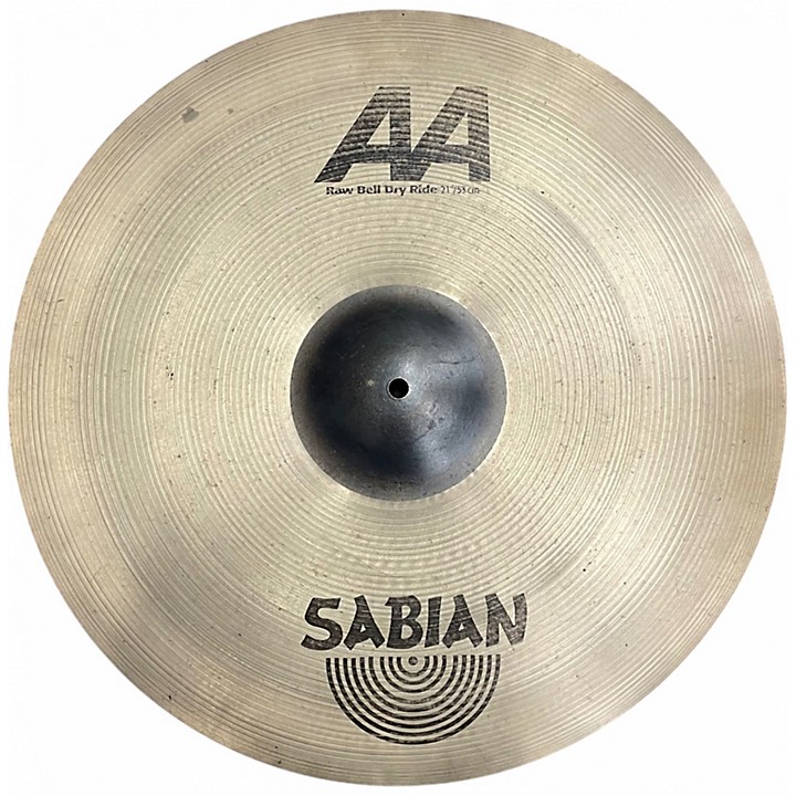 SABIAN Used SABIAN 21in AA RAW BELL DRY RIDE Cymbal