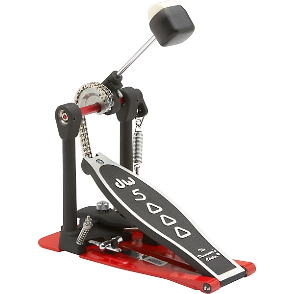 Heel Less Bass Drum Single Pedal w Bag