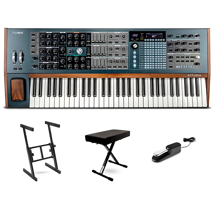 PolyBrute 6 Voice Polyphonic Analog Synthesizer Essentials Bundle