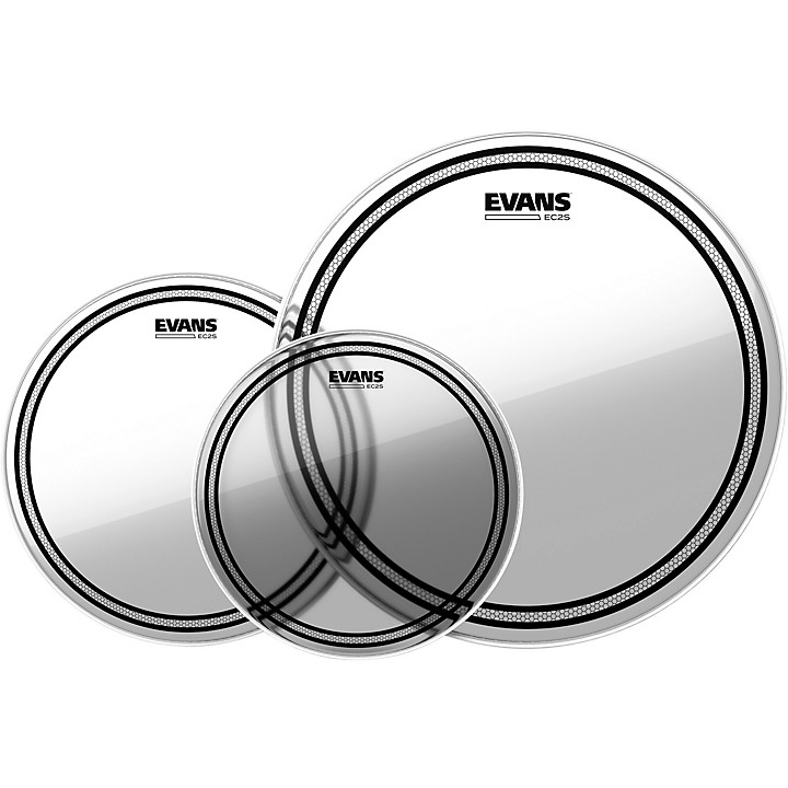 EC2 SST Clear Drum Head Pack Rock 10