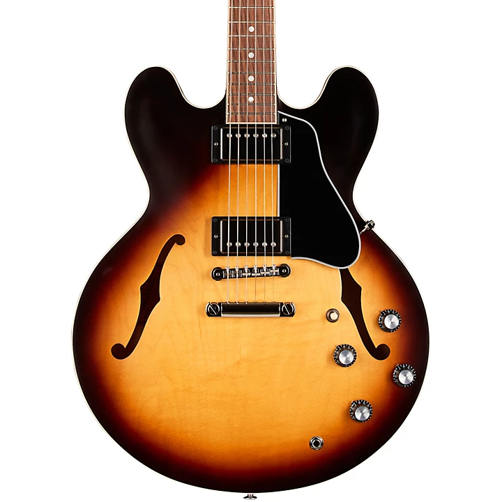 Gibson ES 335 Satin Semi Hollow Electric Guitar Satin Vintage Burst