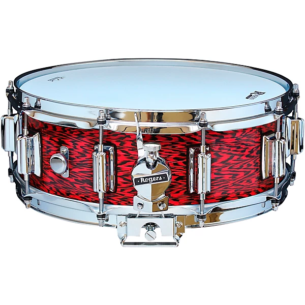 Rogers Dyna Sonic Snare Drum with Beavertail Lugs 14 x 5 in. Red Onyx