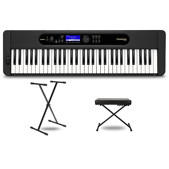 Casiotone CT S410 Keyboard With Stand and Bench