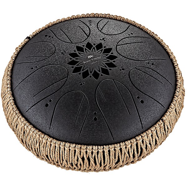 Sonic Energy B Minor Medium Octave Steel Tongue Drum Black