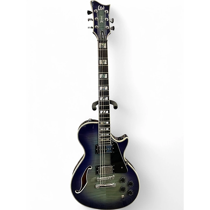 Used ESP X Tone PS 1000 Violet Shadow Hollow Body Electric Guitar