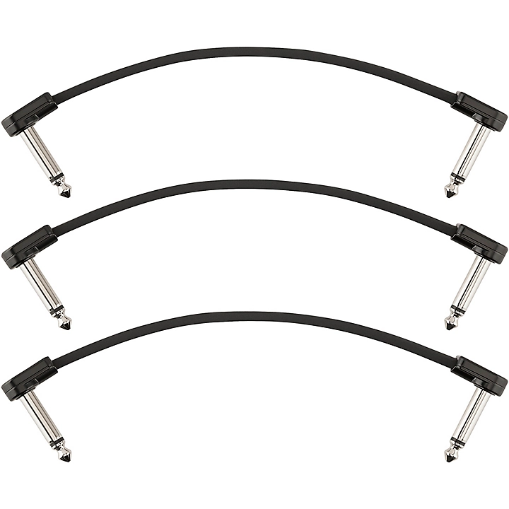 Blockchain Patch Angle to Angle Cables 3 Pack 6 in Black