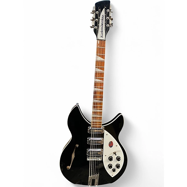 Used 2015 Rickenbacker 1993Plus 12 String Jetglo Hollow Body Electric Guitar
