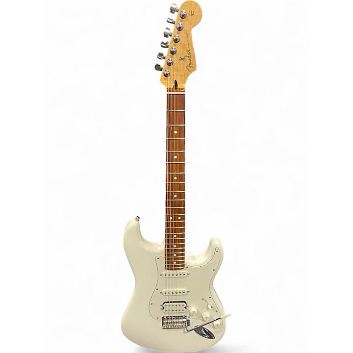 Used Fender Player Stratocaster HSS white Solid Body Electric Guitar