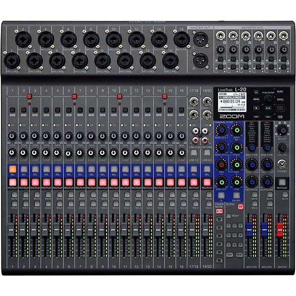 Zoom LiveTrak L 20 Digital Mixer Level 1 L47852004000000.gc