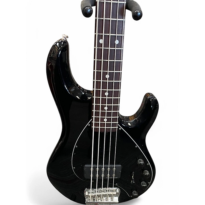 Used Ernie Ball Music Man Stingray 5 H BLACK Electric Bass Guitar