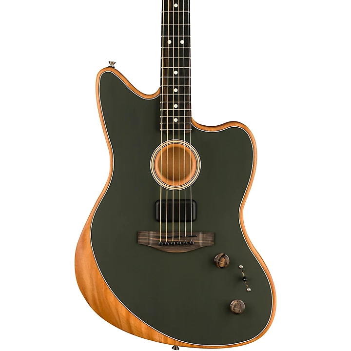 Acoustasonic Jazzmaster Acoustic Electric Guitar Tungsten