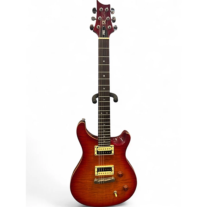 Used PRS SE Custom 22 Cherry Sunburst Solid Body Electric Guitar