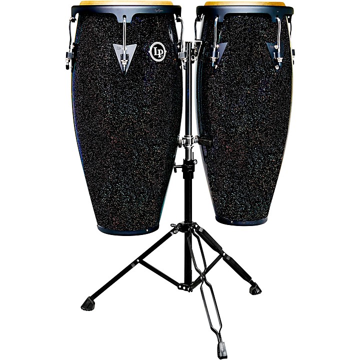 Santana Aspire Black Magic Conga Set with Double Stand