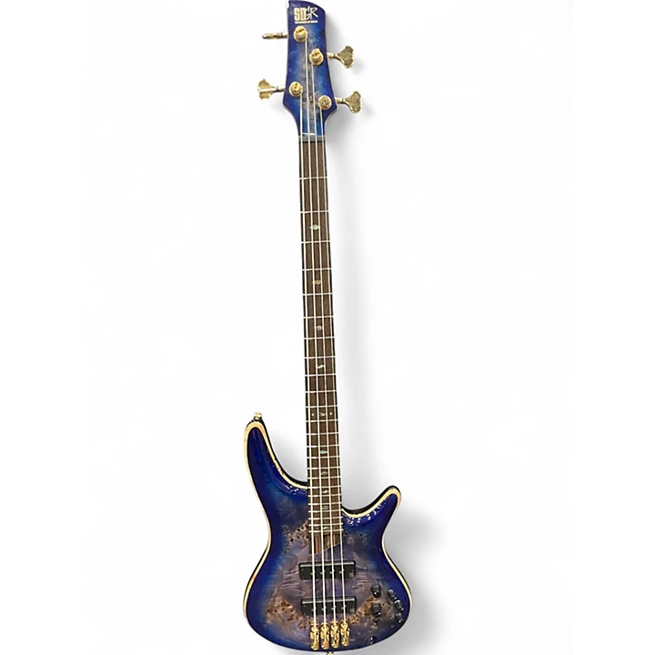 Used Ibanez SR2600 Cerulean Blue Burst Electric Bass Guitar