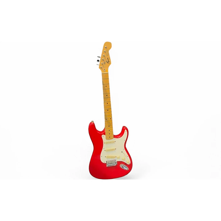 Used Squier Stratocaster Dakota Red Solid Body Electric Guitar