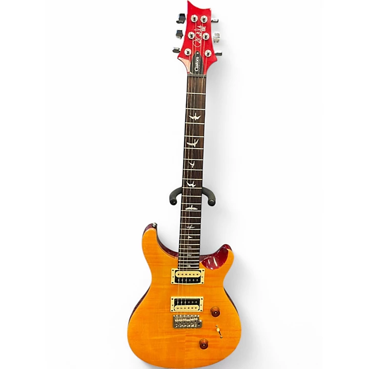 Used PRS SE Custom 24 Natural Solid Body Electric Guitar