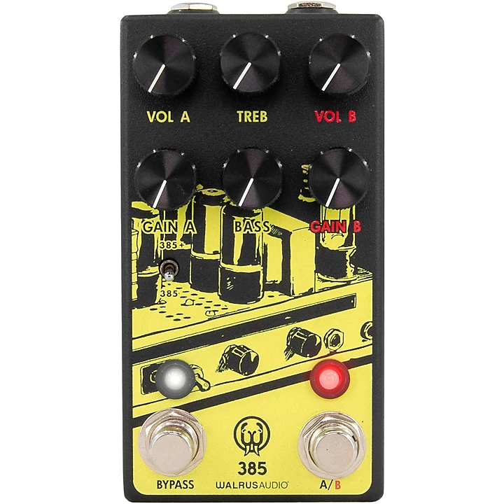 385 Overdrive MKII Effects Pedal Yellow