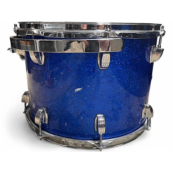 Ludwig Used Ludwig 4 Piece Centennial BLUE SPARKLE Drum Kit