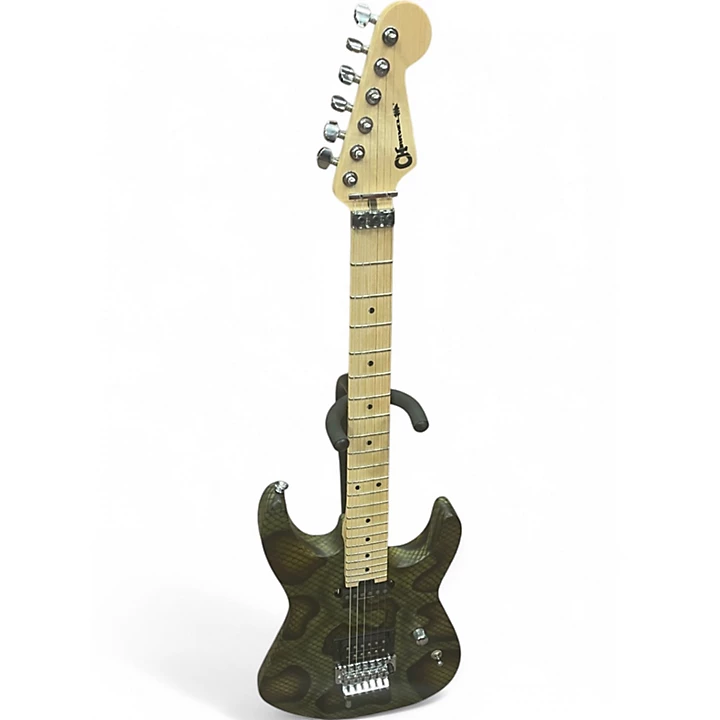 Charvel Used Charvel WARREN DIMARTINI Snakeskin Solid Body Electric Guitar.gc