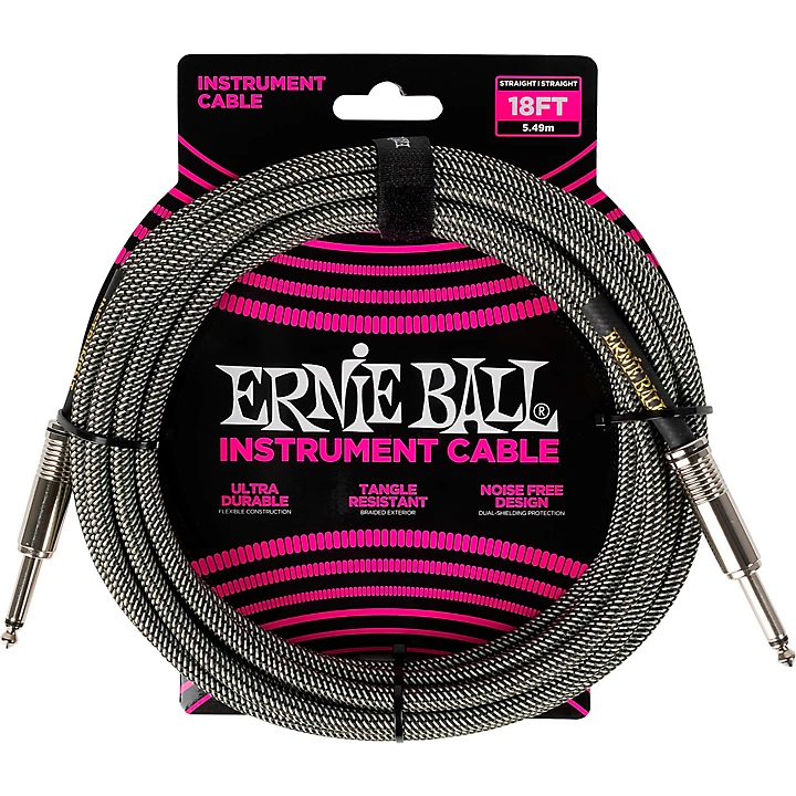 Braided Instrument Cable Straight Straight