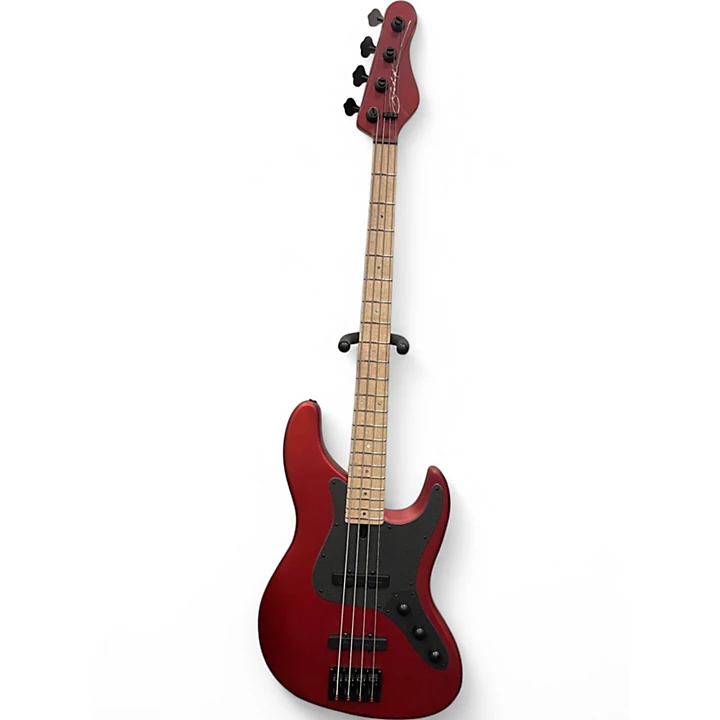 Brubaker Used Brubaker JXB 4 USA RED VELVET Electric Bass Guitar.gc