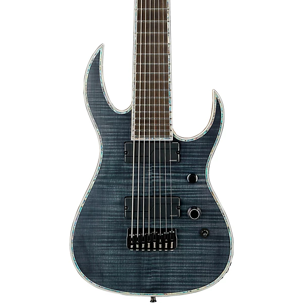 B.C. Rich Shredzilla Extreme 8 8 String Electric Guitar Trans Black