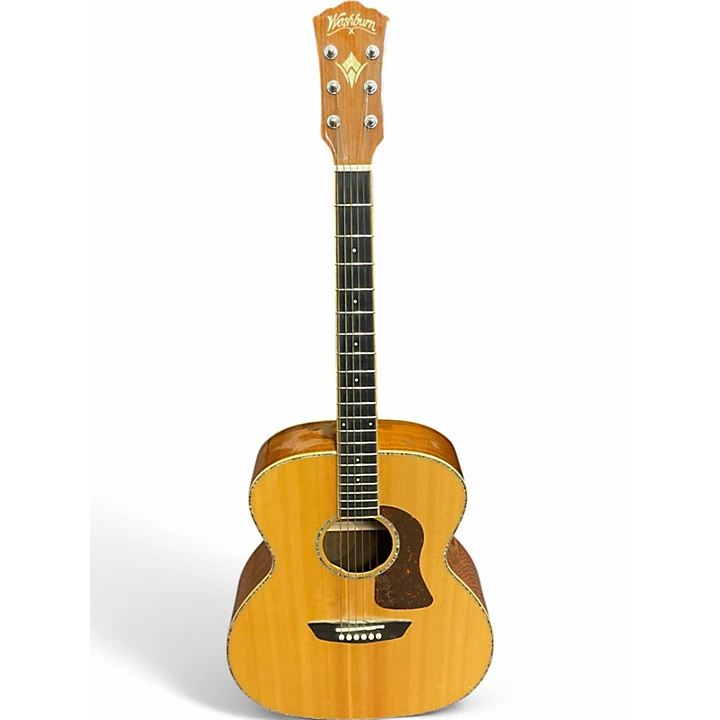 Used Washburn HG75SEG O Natural Acoustic Guitar