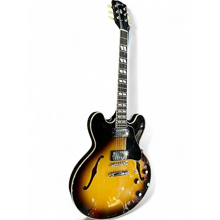 Used 2023 Gibson ES345 Tobacco Sunburst Hollow Body Electric Guitar