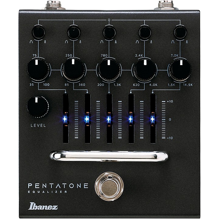 Ibanez Pentatone 5 Band Parametric EQ Effects Pedal Black