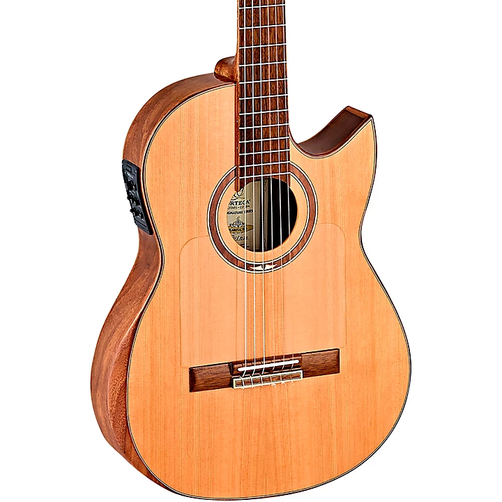 Ortega Ben Woods Flametal Two Signature Flamenco Guitar Natural
