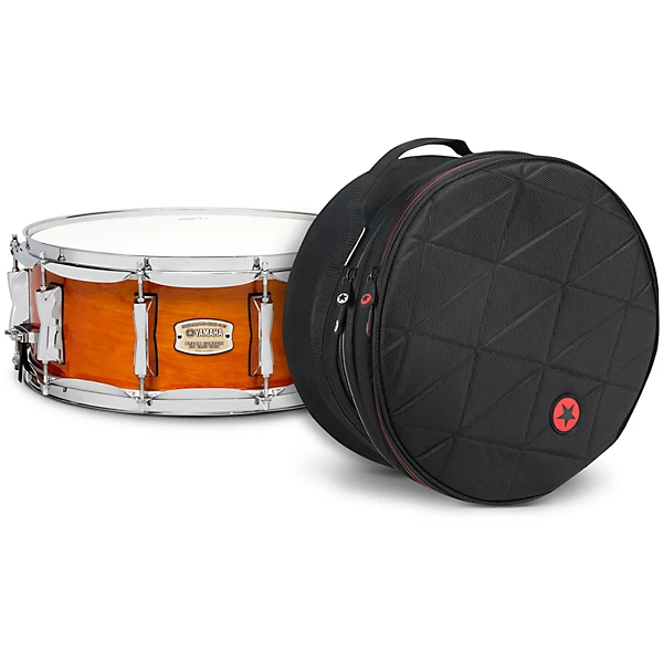 Honey Amber Stage Custom Birch Snare with Road Runner Bag
