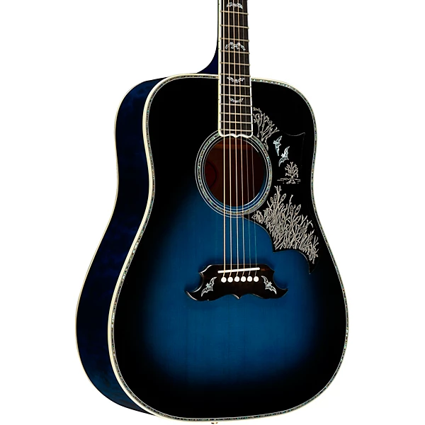 Bats in Flight Limited Edition Acoustic Electric Guitar Midnight Edge Burst