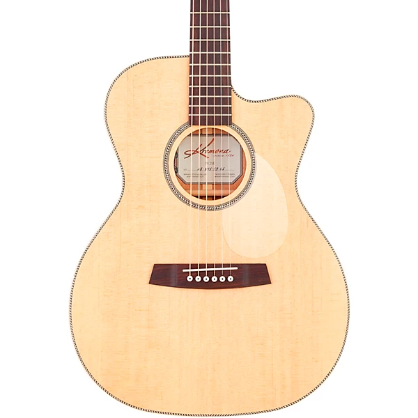M25 CW OM Style Acoustic Electric Guitar Natural