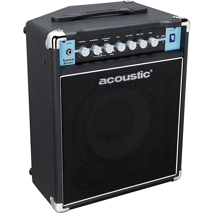 B50C 1X10 50W Bass Combo with Tilt Back Cab Black