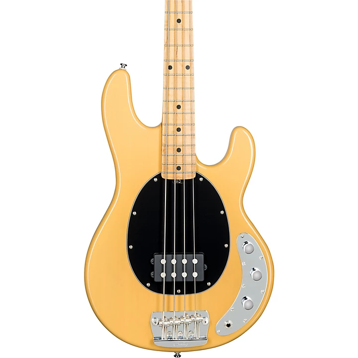 StingRay Classic Electric Bass Butterscotch Black Pickguard