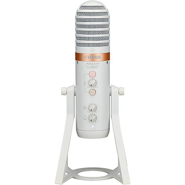 AG01 Streaming Loopback Audio USB Microphone White