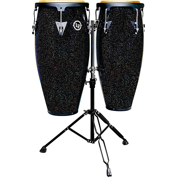 Santana Aspire Black Magic Conga Set with Double Stand