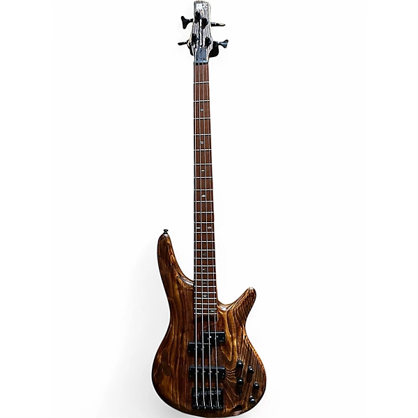 Ibanez Used Ibanez SR650 Worn Natural Electric Bass Guitar.gc