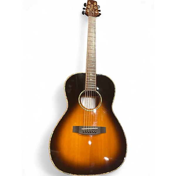 Used Takamine G406S New Yorker 2 Color Sunburst Acoustic Guitar