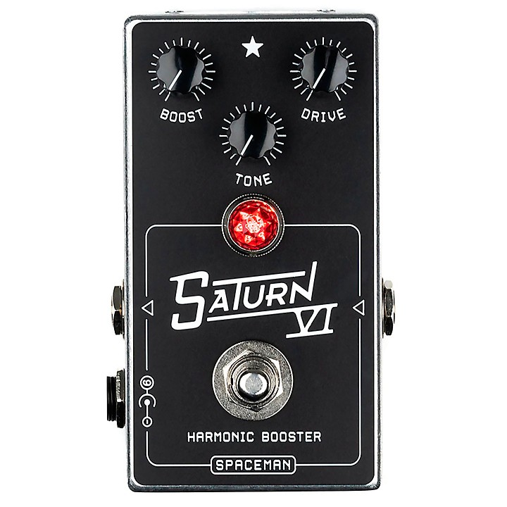 Saturn VI Harmonic Booster Effects Pedal Silver Standard