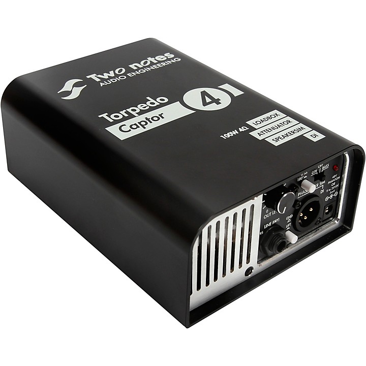 Torpedo Captor Loadbox Attenuator DI Black 4 Ohm