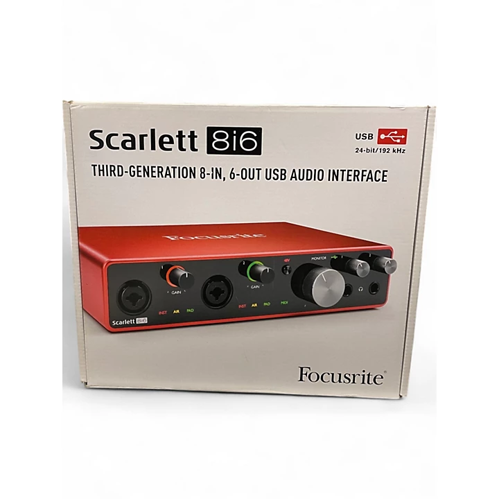 Focusrite Used Focusrite Scarlett 8i6 Gen 3 Audio Interface