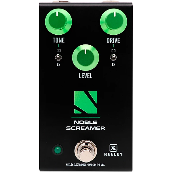 Noble Screamer Overdrive Effects Pedal Black