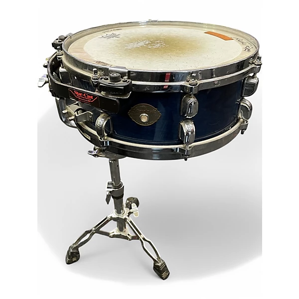TAMA Used TAMA 5X14 Starclassic Performer Snare Blue Drum.gc