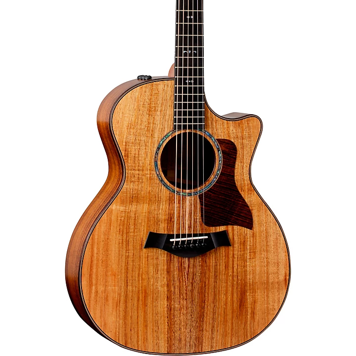 724ce Koa Grand Auditorium Acoustic Electric Guitar Natural