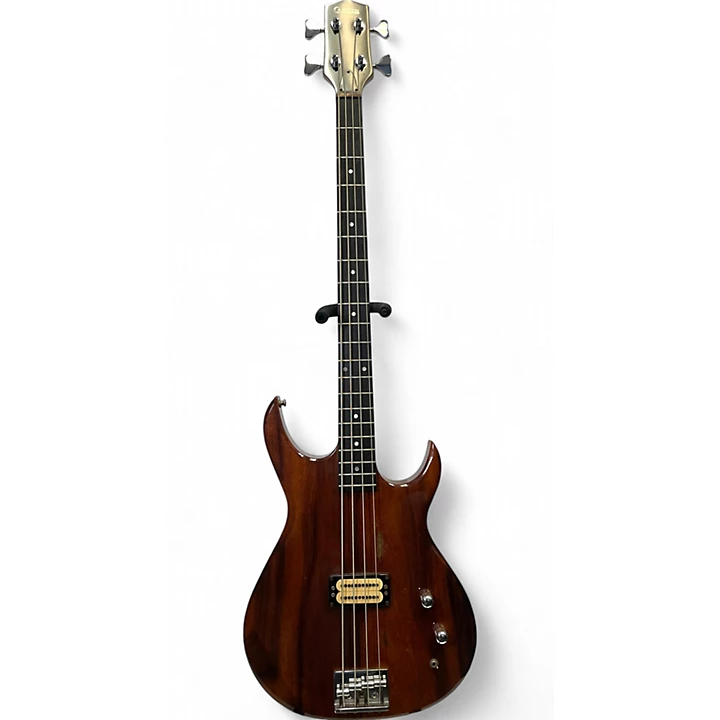 Used 1980s Carvin LB 40 Koa Electric Bass Guitar