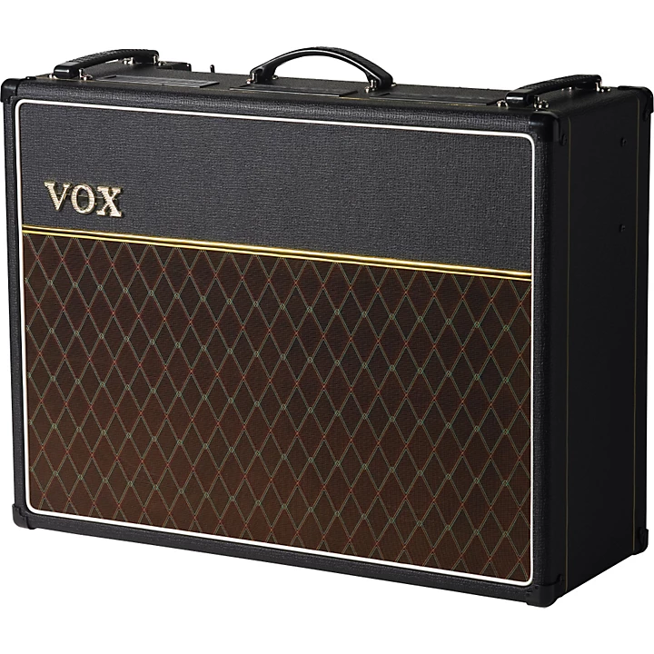 Custom AC30C2 30W 2x12 Tube Guitar Combo Amp Black